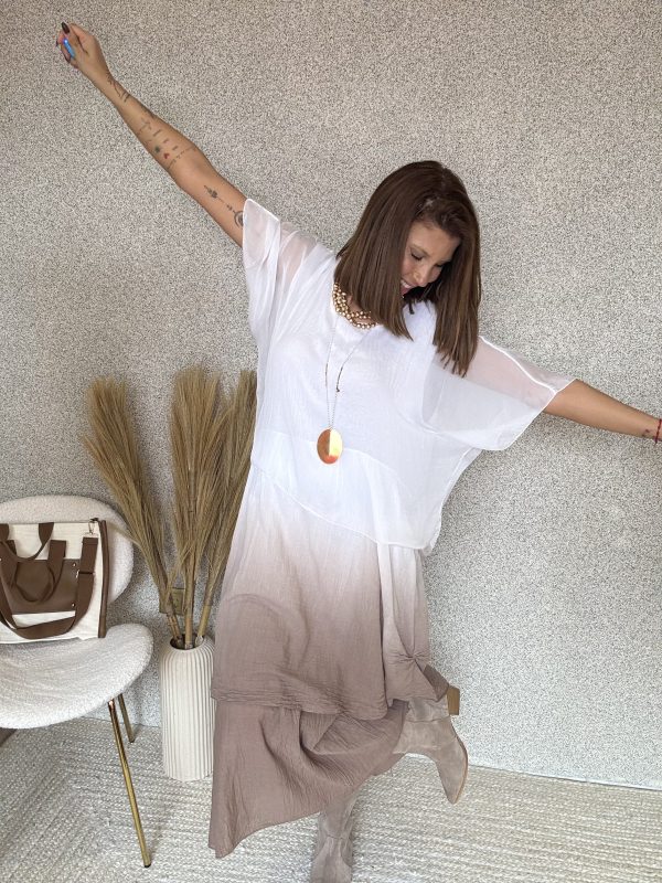 Vestido “Latte Caramel”